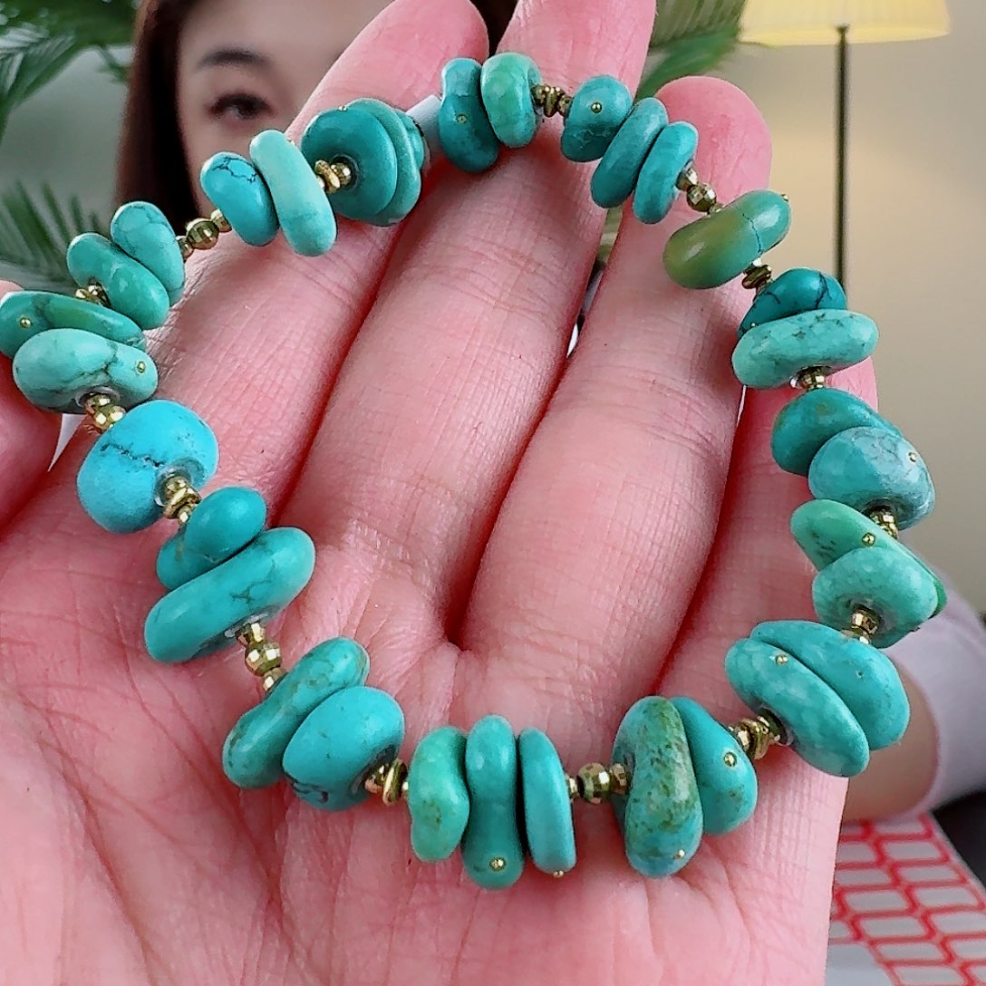 绿松石珠宝奇石未镶嵌