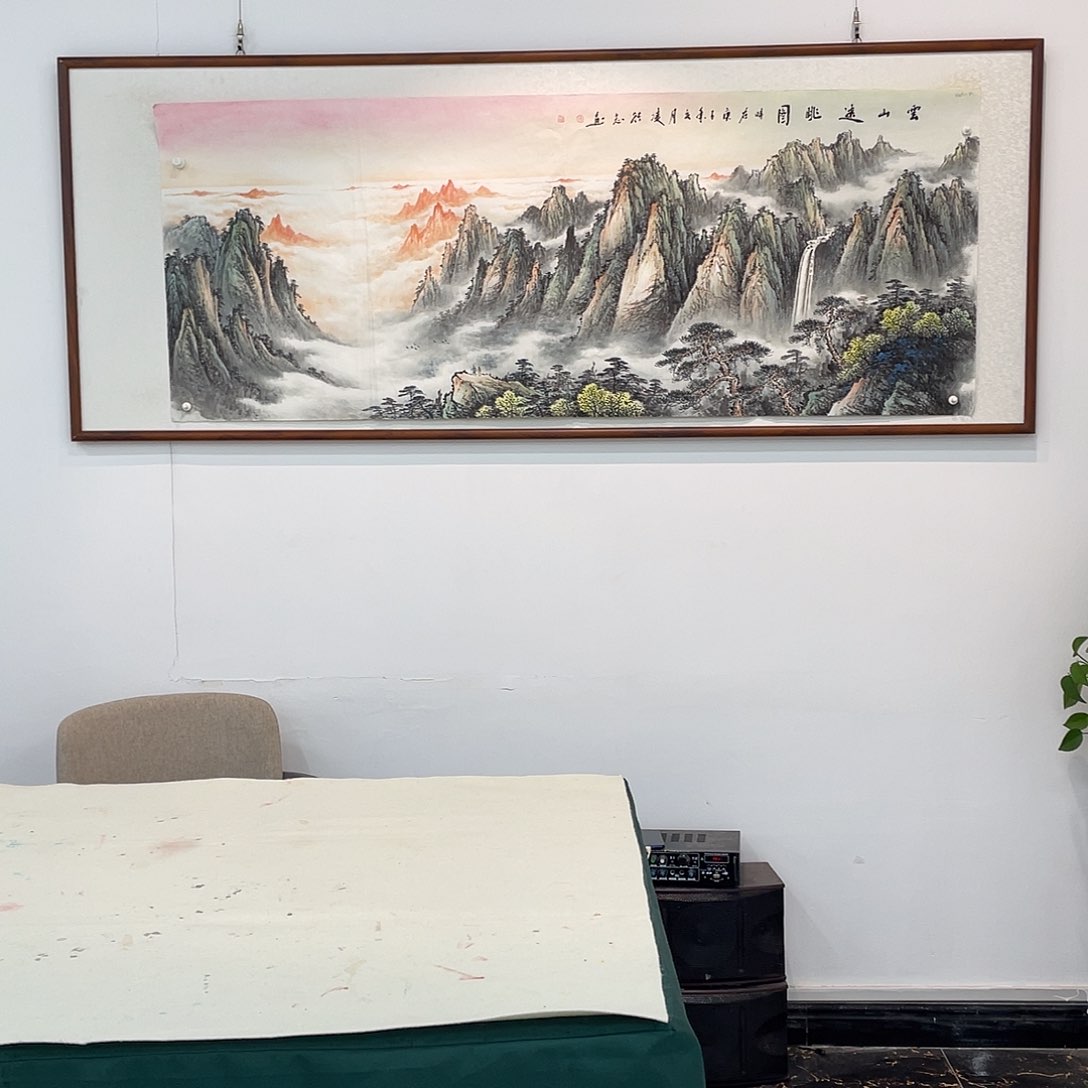 国画凌行志手绘作品