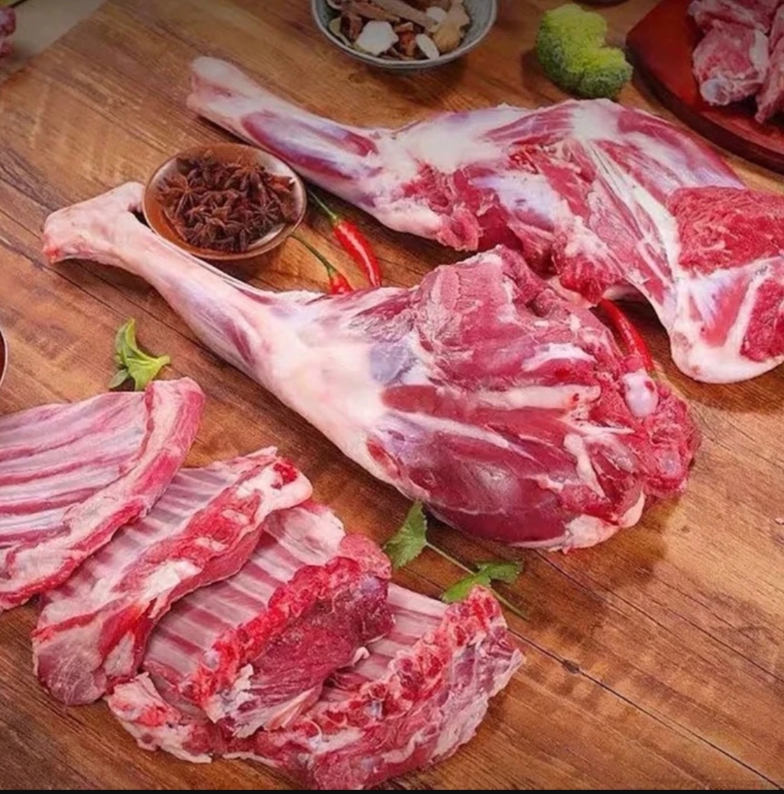 【专用改价链接】固始正宗散养羊带骨羊后腿新鲜细嫩肉质