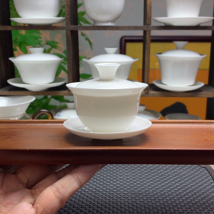 迷你小盖碗单个盖下60cc