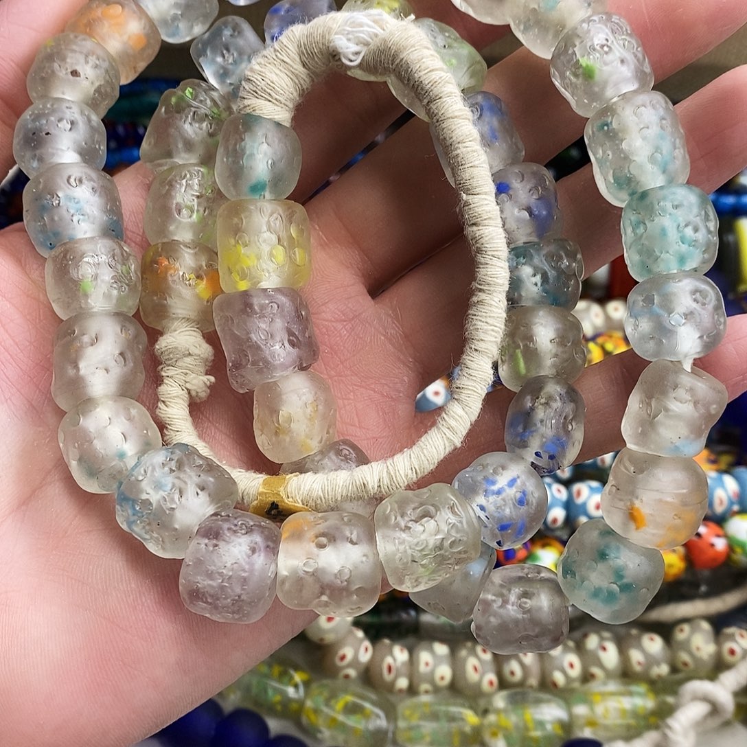 颈饰琉璃尼泊尔碎碎冰