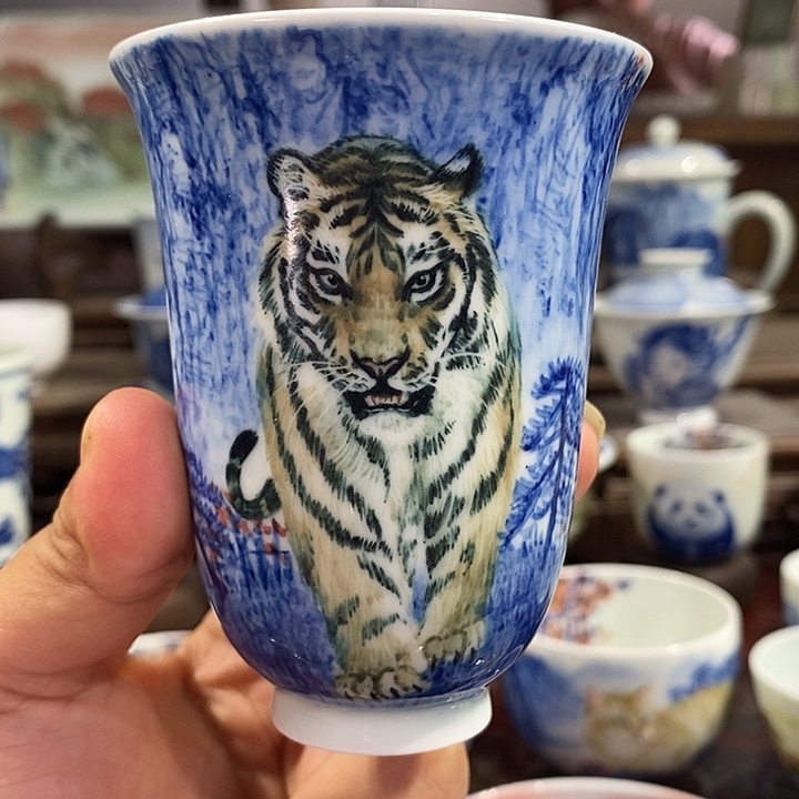 杯景德镇手工手绘陶瓷，高亮兴老师作品