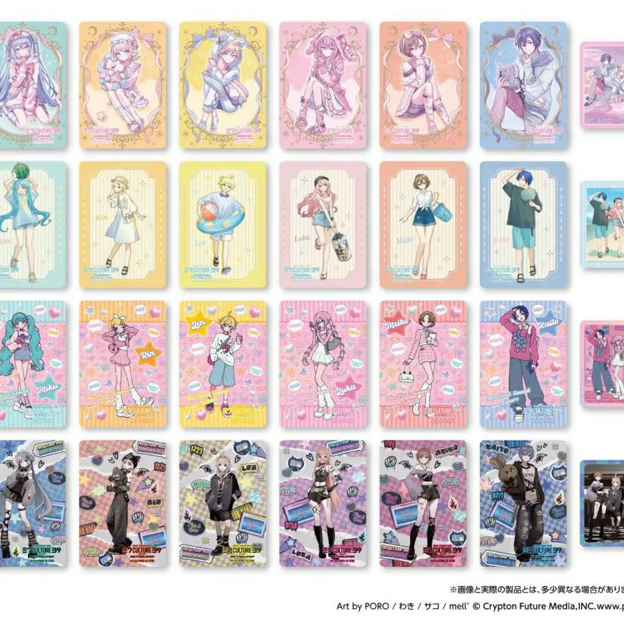 初音未来39c食玩卡2025日谷正版盲盒