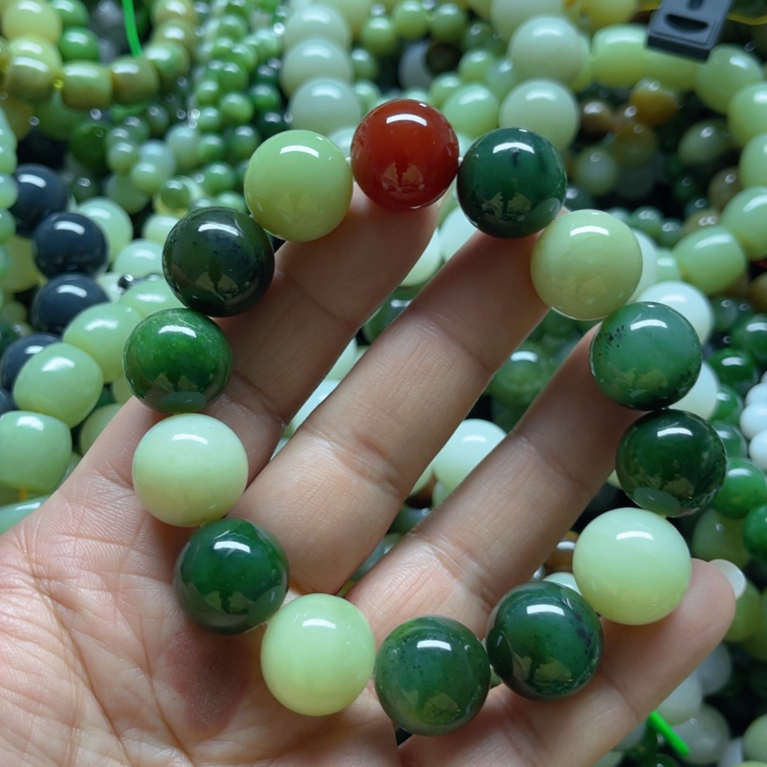 和田玉手链未镶嵌