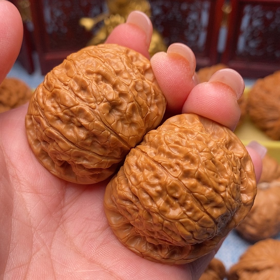 文玩核桃把件41.5全品绝配乾隆磨