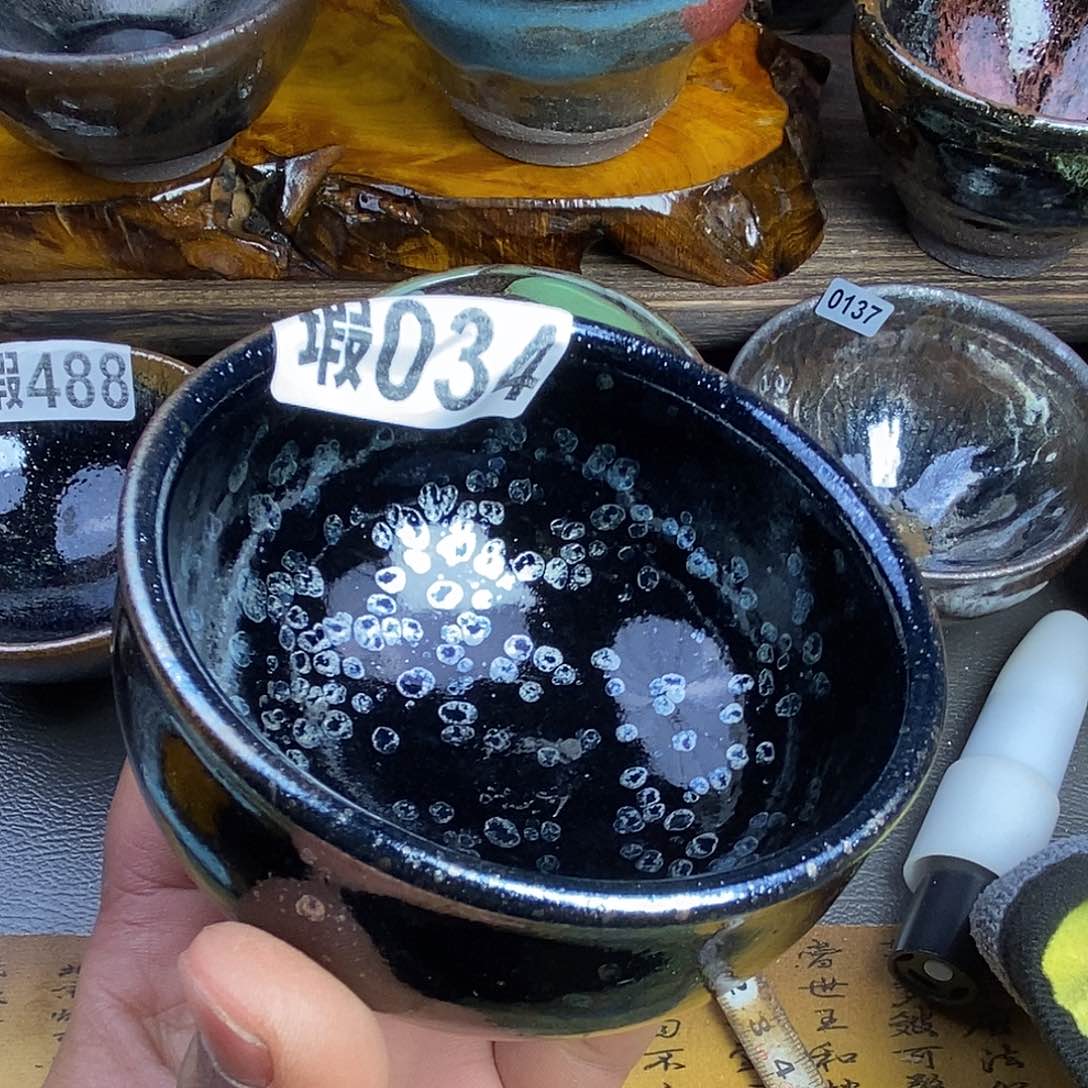 茶盏微瑕建盏主人杯子