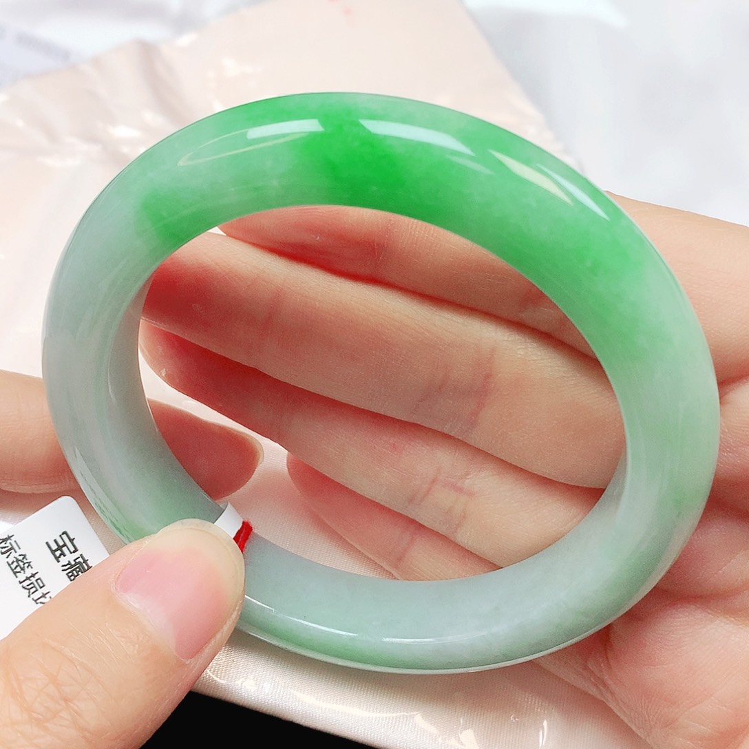 未镶嵌手镯翡翠抖音719