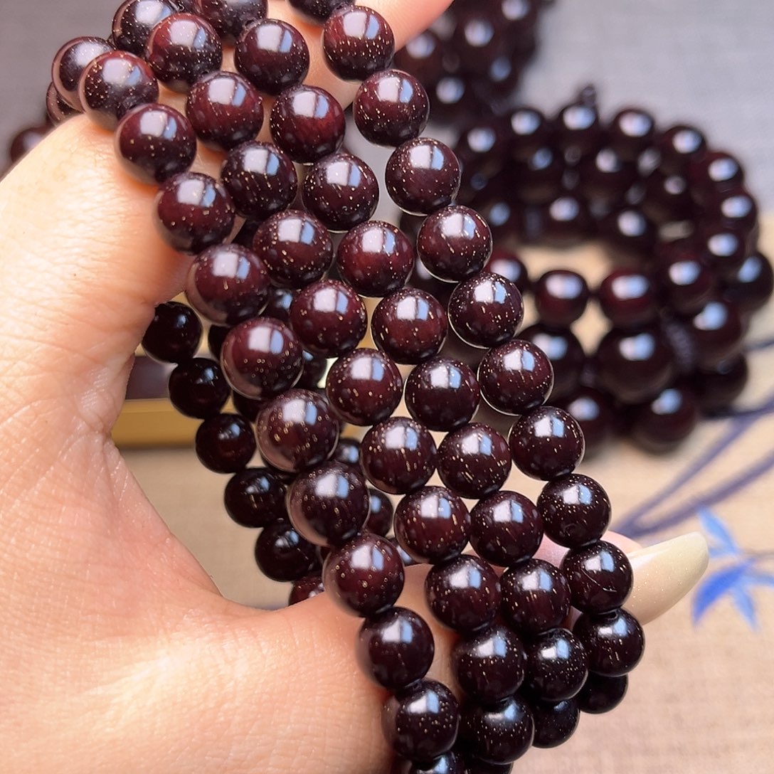 檀香紫檀（小叶紫檀）0.8 108颗多星