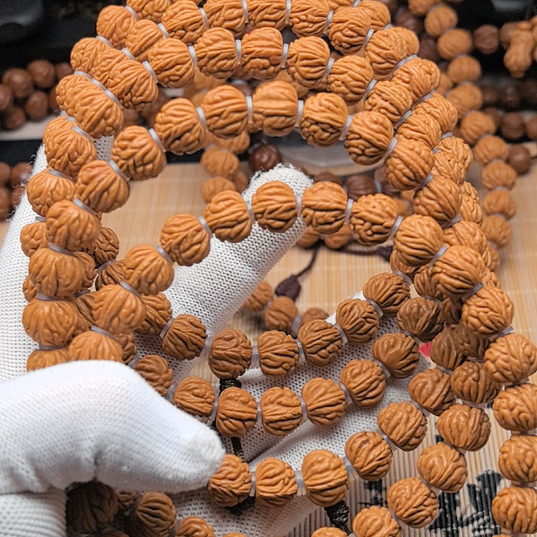 桃核吊坠小金豆手持13