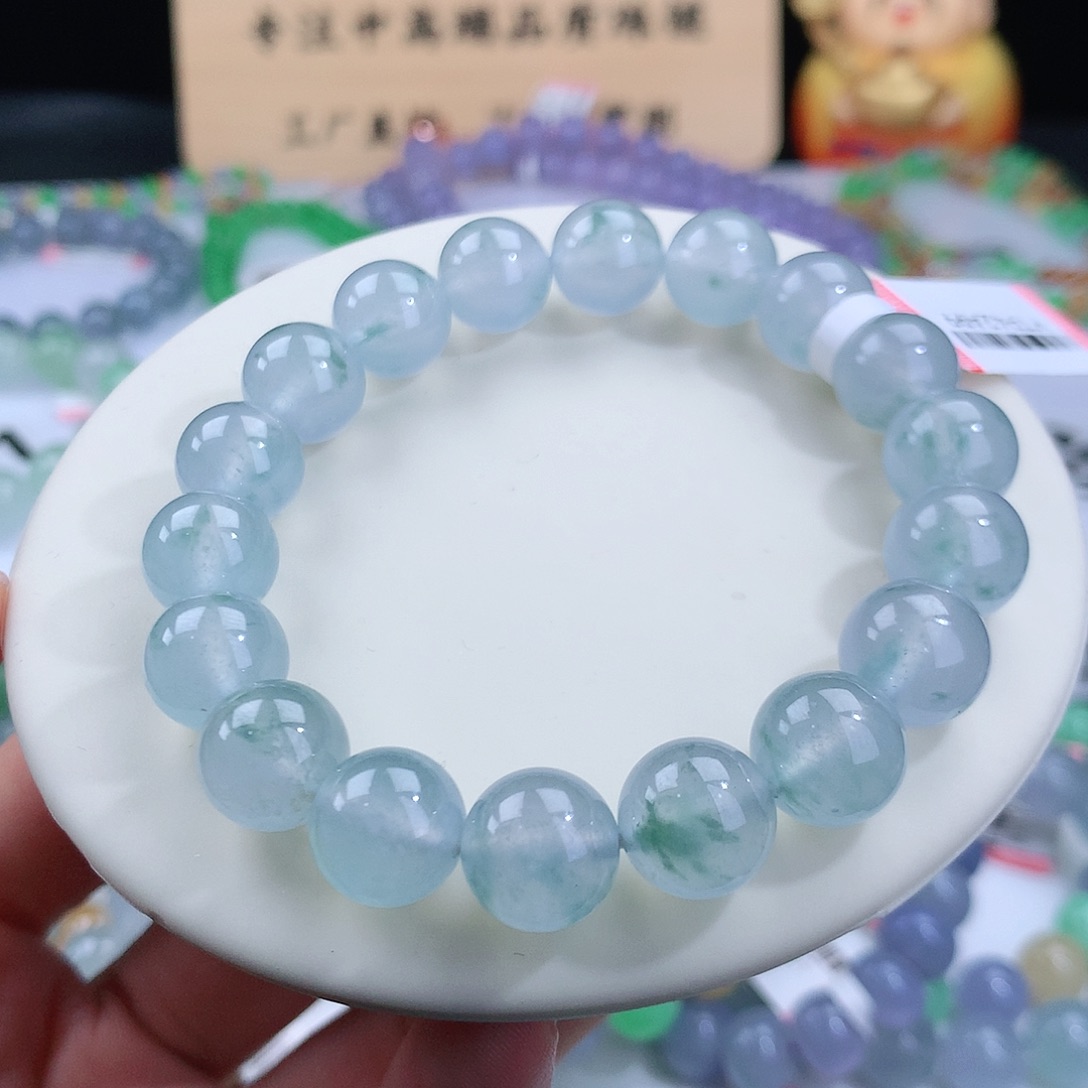 翡翠手链未镶嵌卡10.8