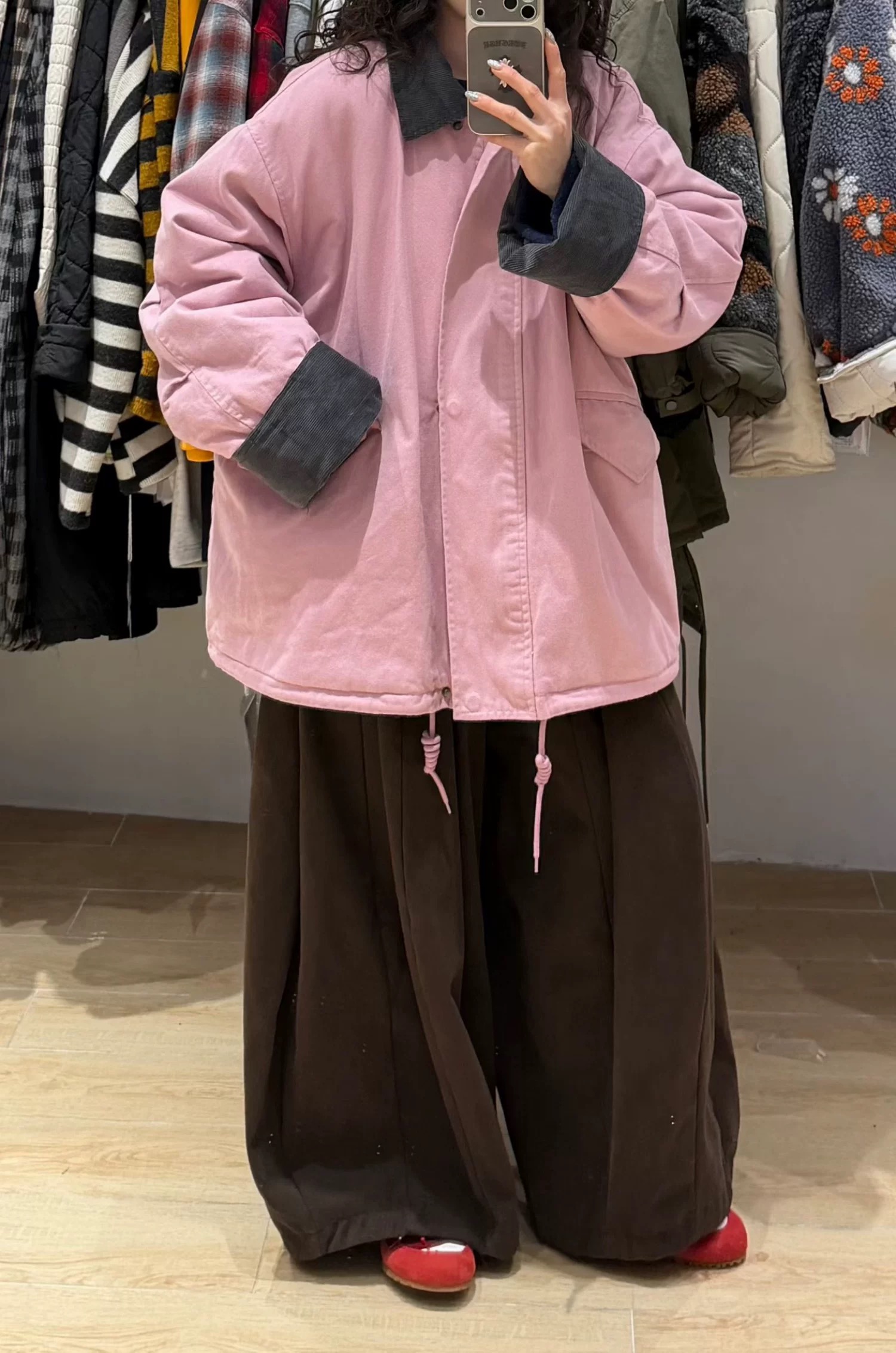 「We」内里毛毛外套