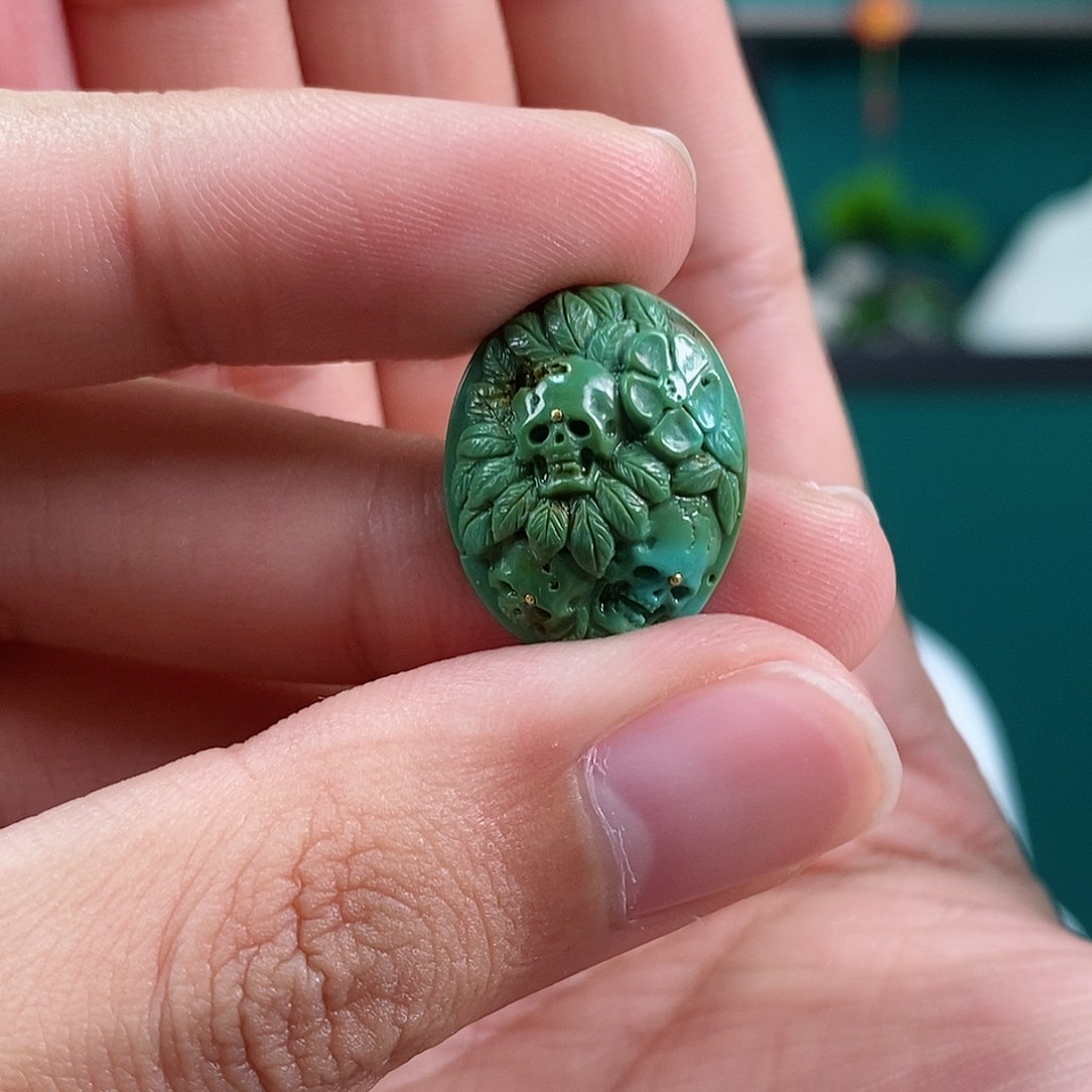 绿松石珠宝奇石未镶嵌