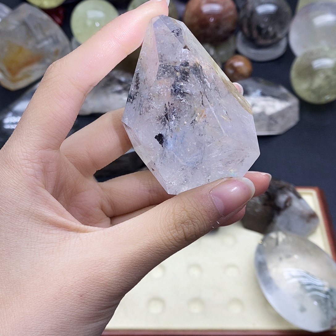 珠宝半成品水晶未镶嵌232水晶石