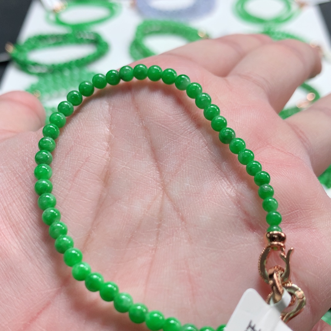 翡翠未镶嵌手链翡翠