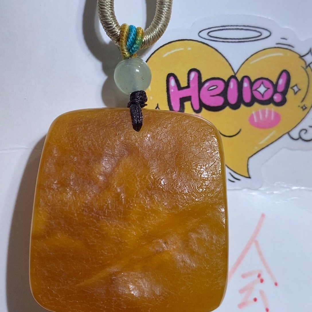 定制琥珀未镶嵌蜜蜡吊坠