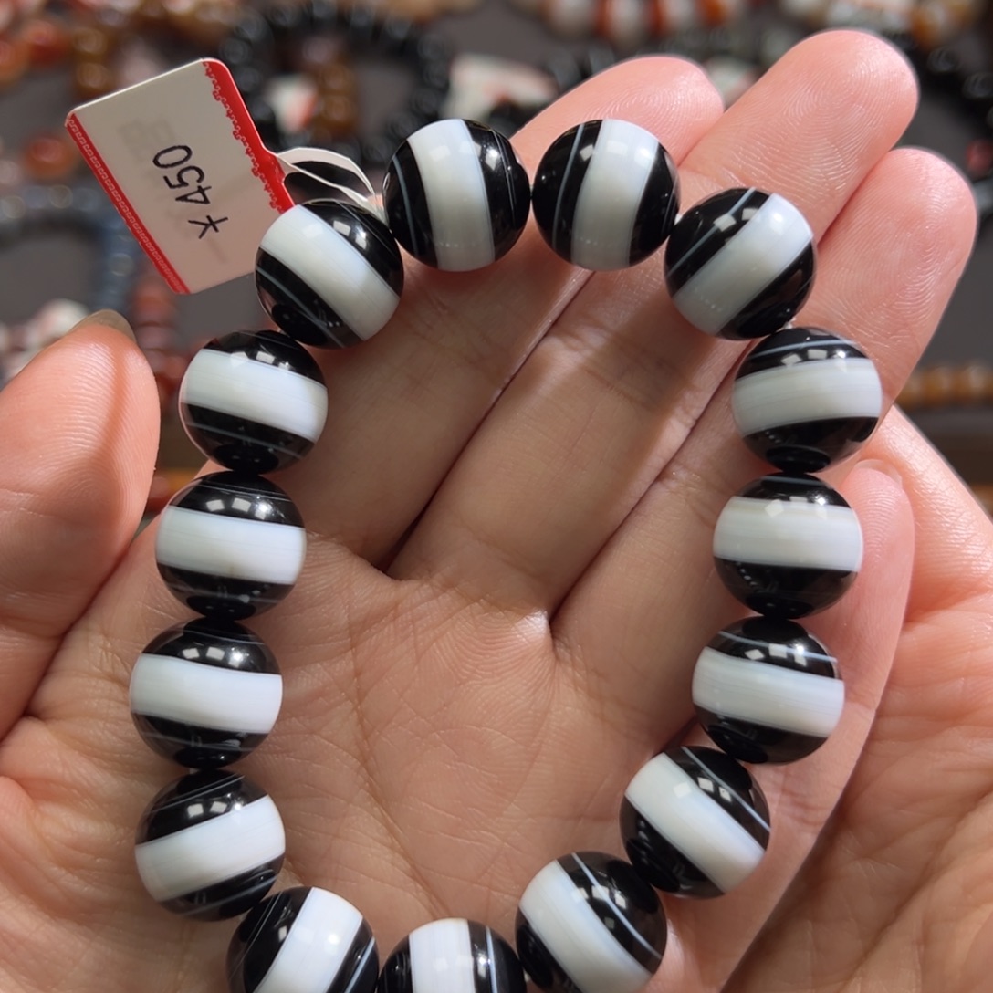 用***6玛瑙/玉髓未镶嵌手链