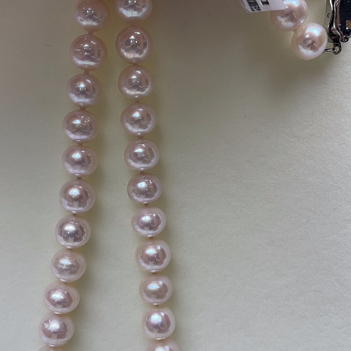 淡水珍珠未镶嵌颈饰卡9-10极光天女