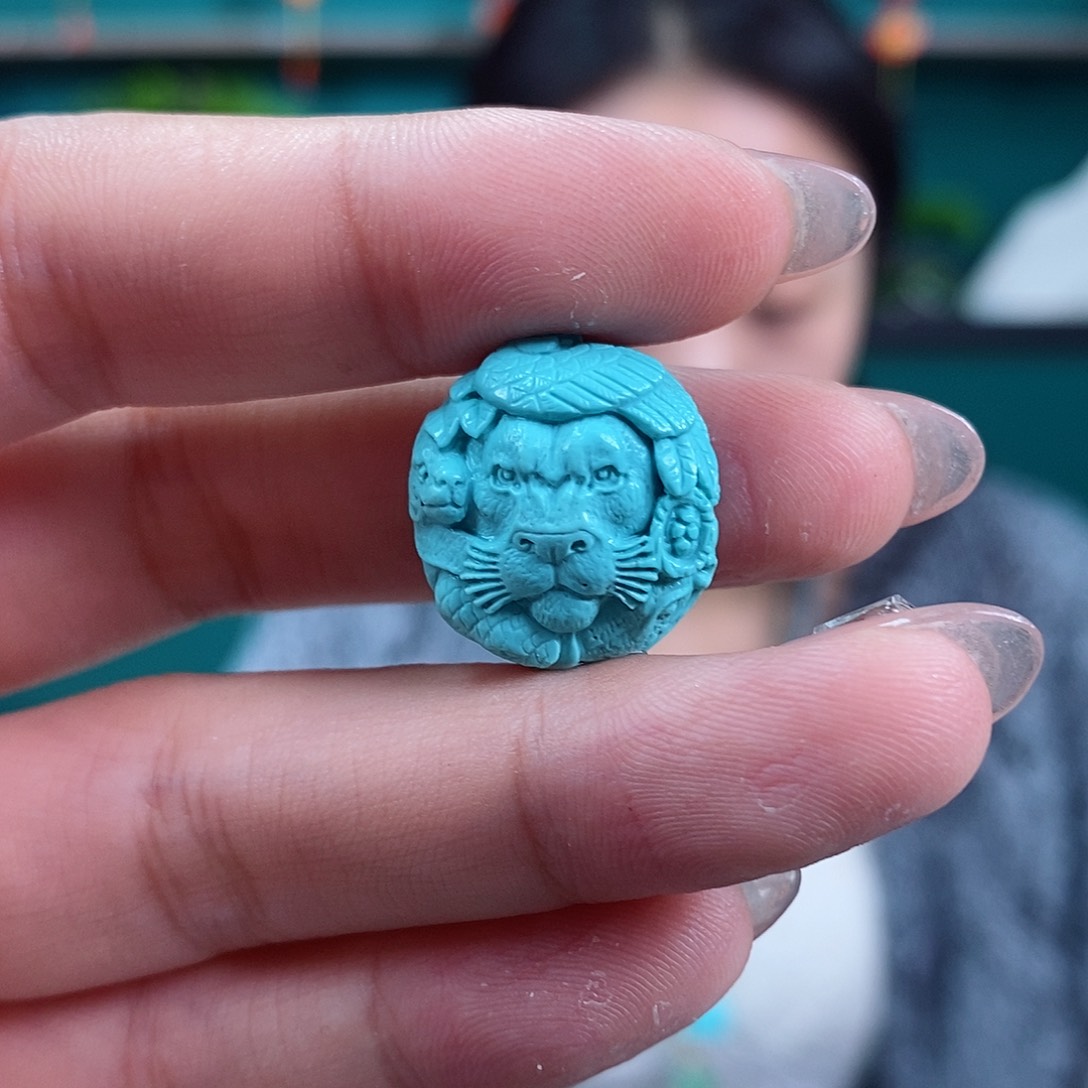 绿松石珠宝奇石未镶嵌