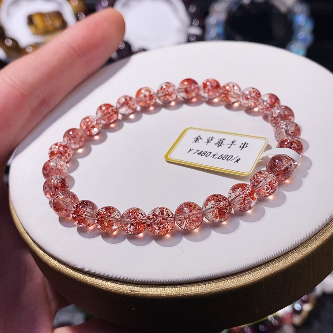 未镶嵌手链水晶手串6.7