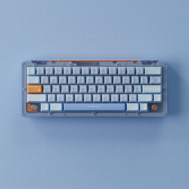 80Retros TPS1979复古索尼随身听键帽 客制化键帽PBT 半透二色