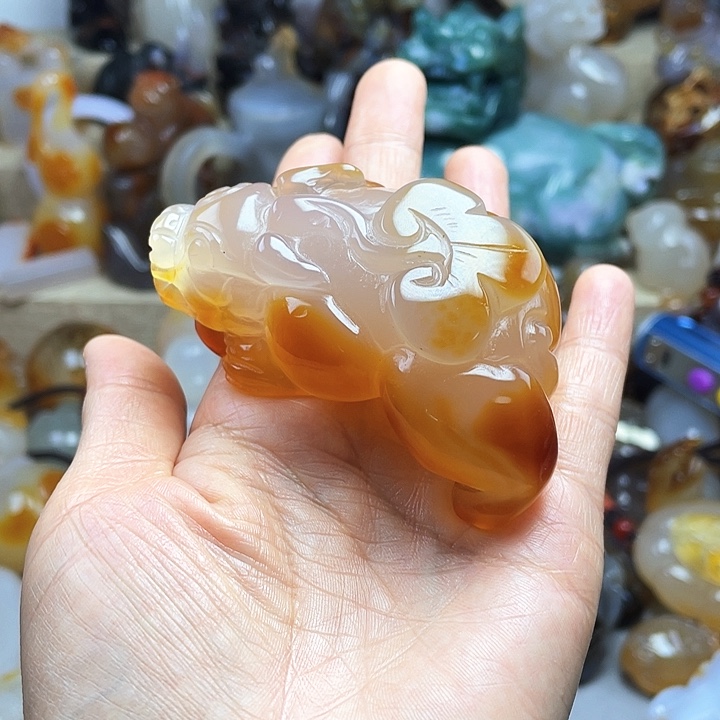 玛瑙/玉髓饰品未镶嵌小****享