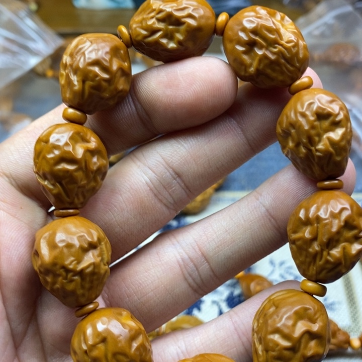 橄榄核手串/手链橄榄核雕工艺手串