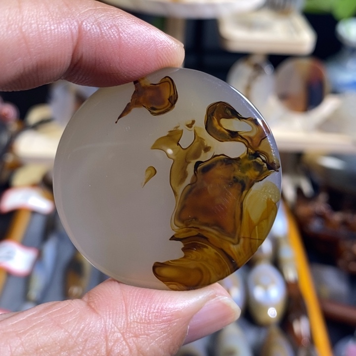 【闪购商品】玛瑙/玉髓吊坠(不含链)未镶嵌