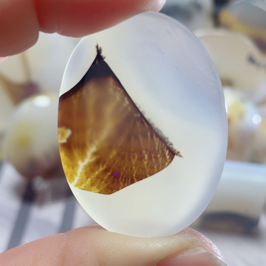 玛瑙/玉髓颈饰合金