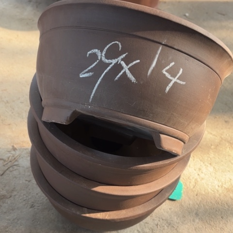 紫砂花盆100-4。29-14