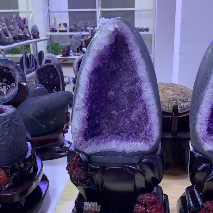 紫晶大型摆件（非配饰）未镶嵌无t