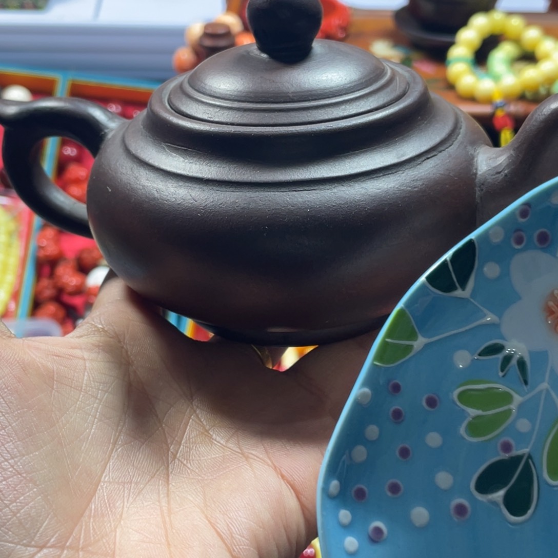 紫砂漏了几个月的水  