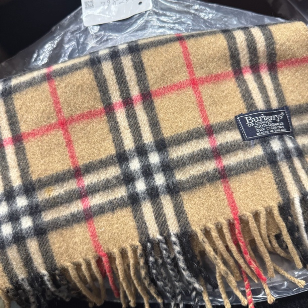 95新 BURBERRY/博柏利 乱乱子中古/围巾/93079