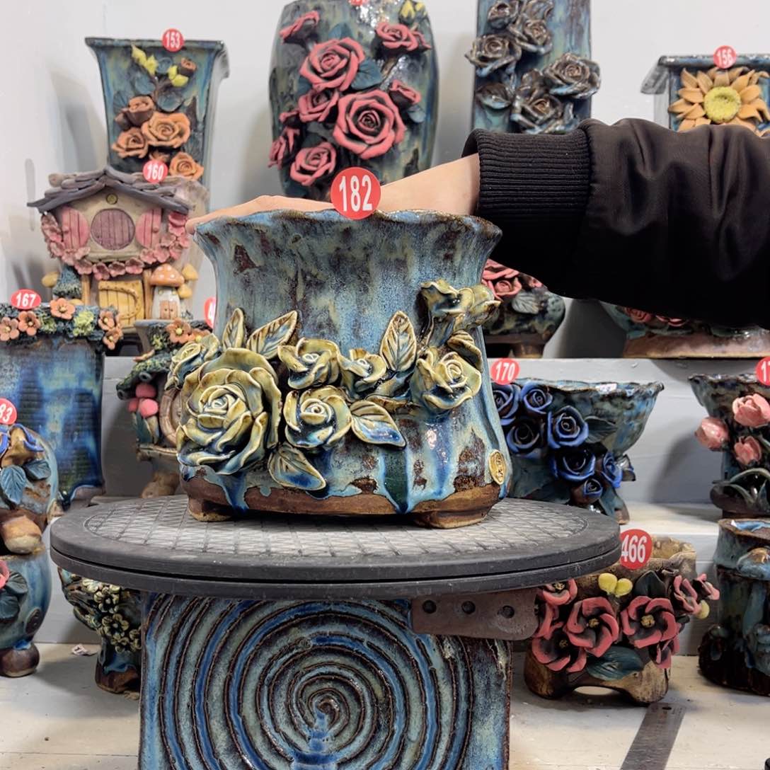 陶瓷福利182 号陶然花盆