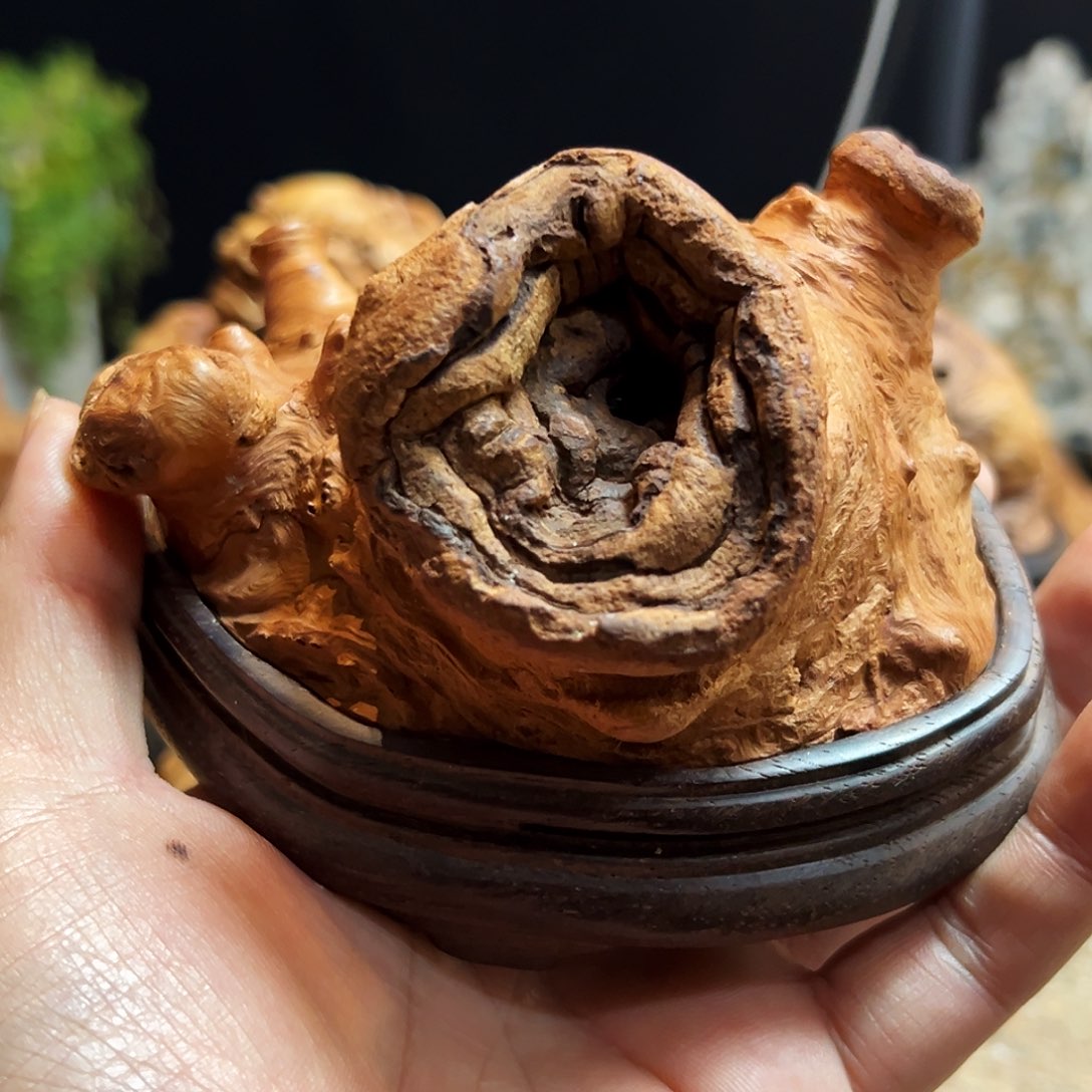 荔枝木成品熏香香炉