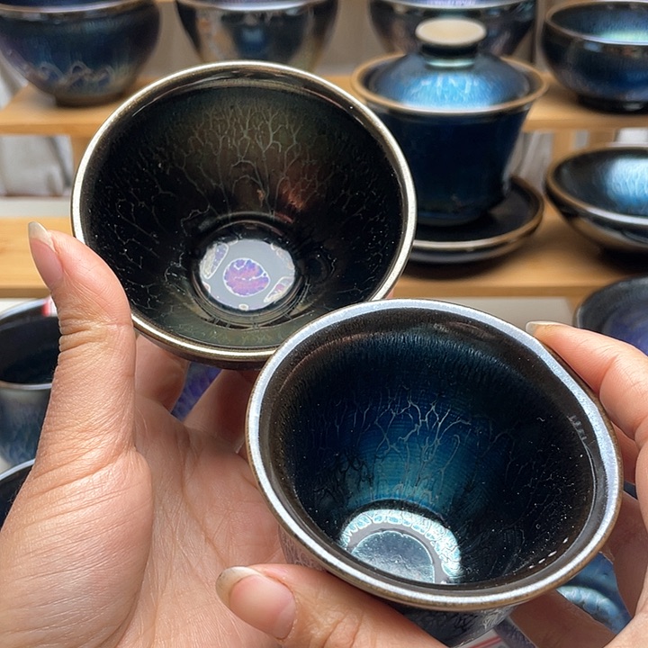 瓷拉***酒两只纯手工精品主人杯