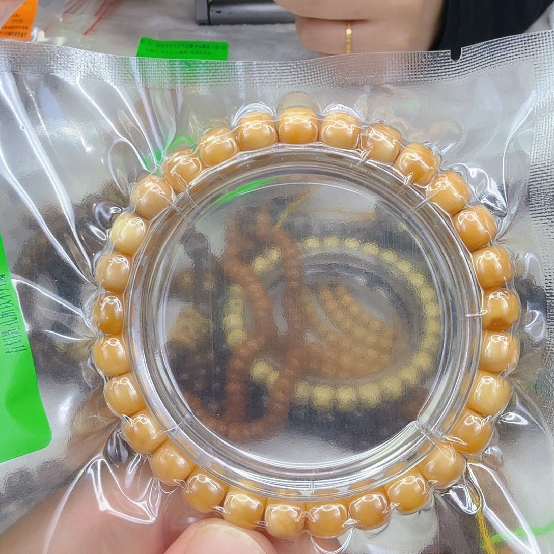 星月菩提手串92龙脊菩提单圈8×7