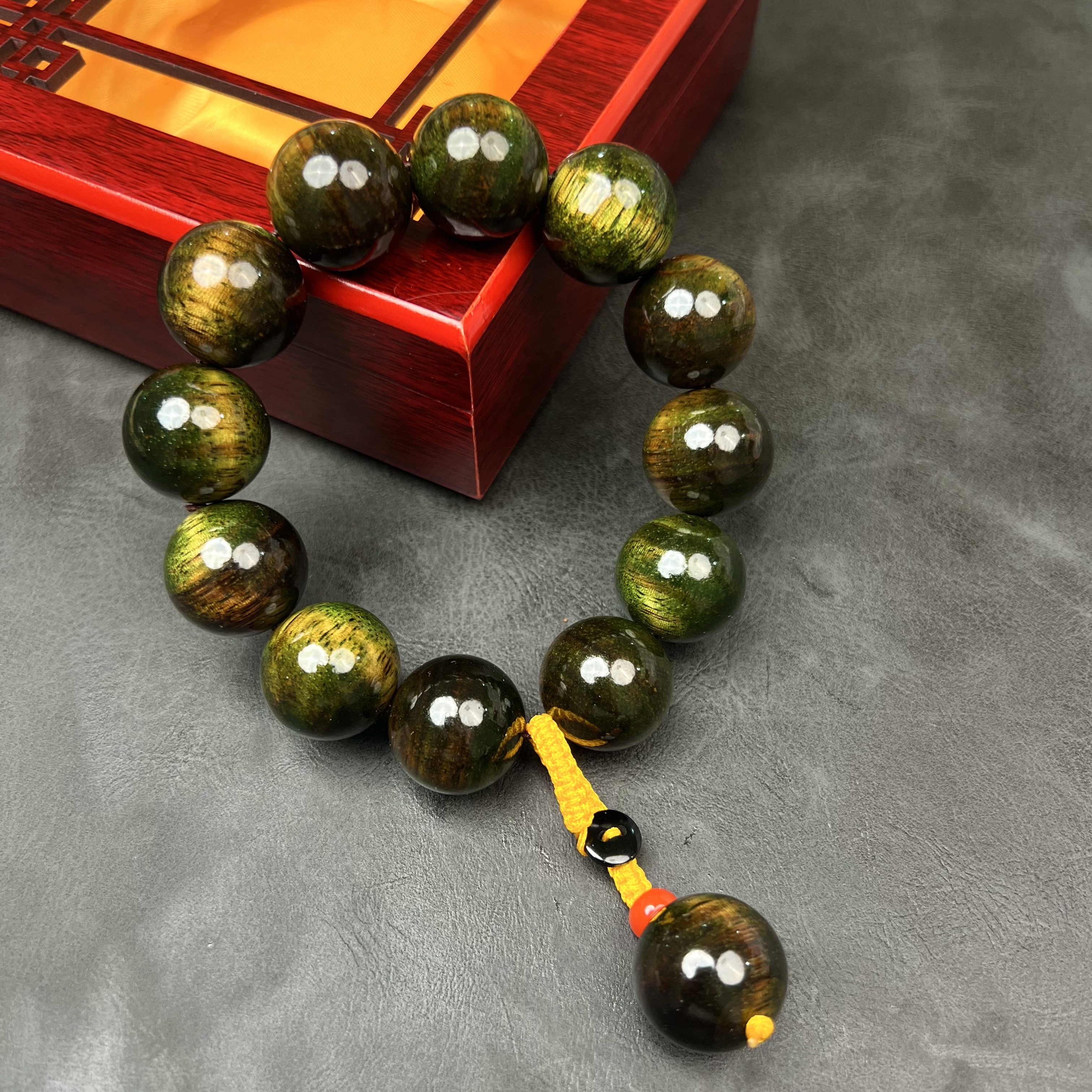 金丝楠阴沉木手串 LQ775 (无礼盒)