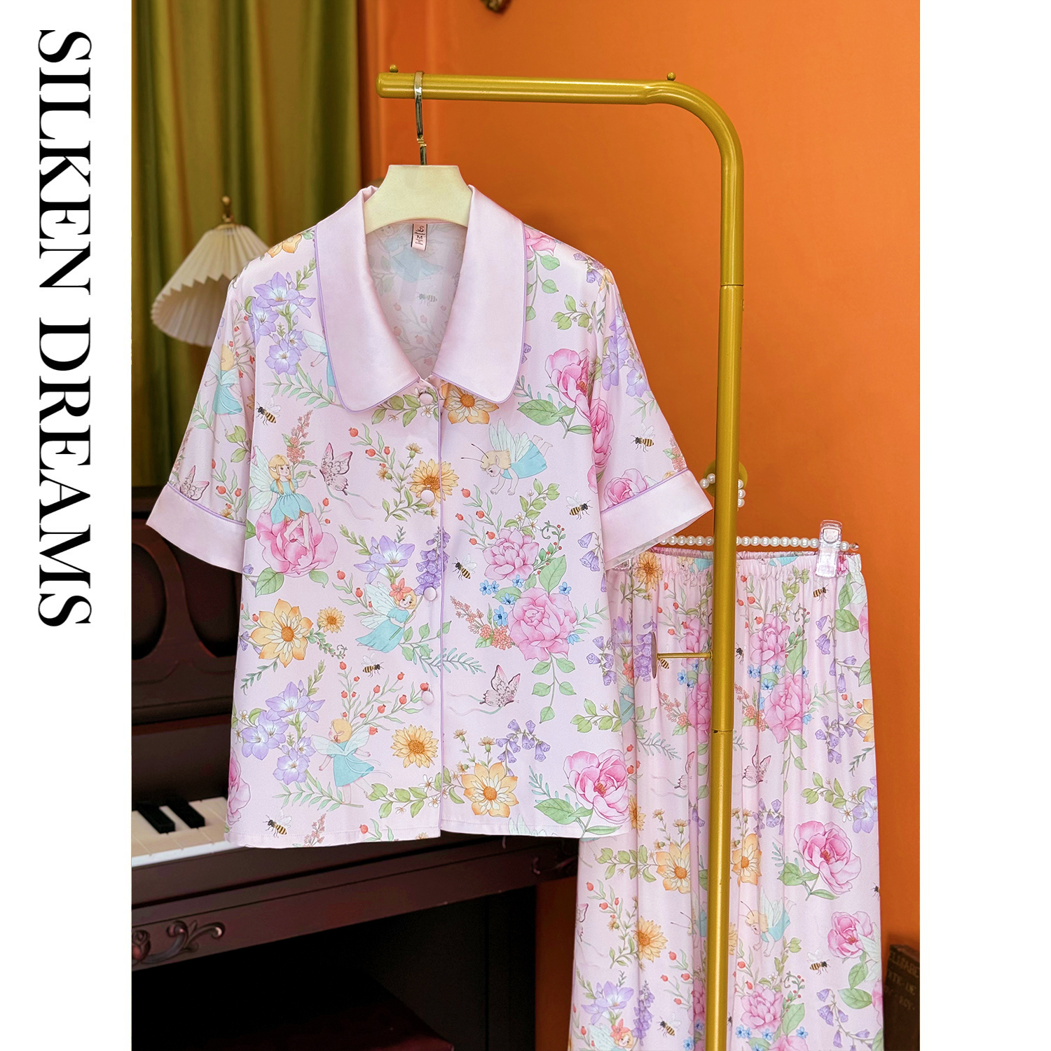 【穆夏｜林间蝶语】夏季可爱时尚潮流外穿睡衣家居服套装7