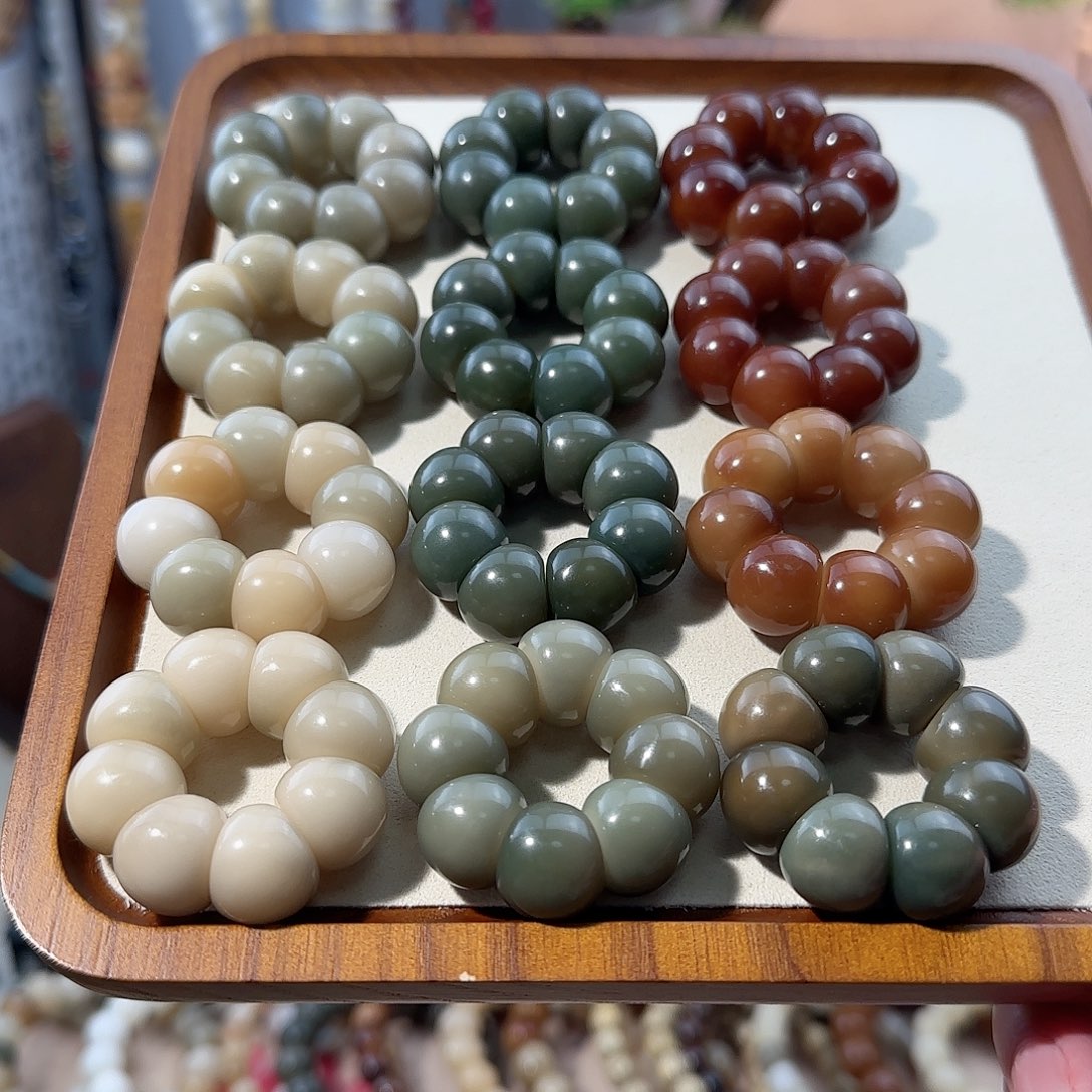 菩提根/象牙果吊坠山竹手捻单只36 两只68