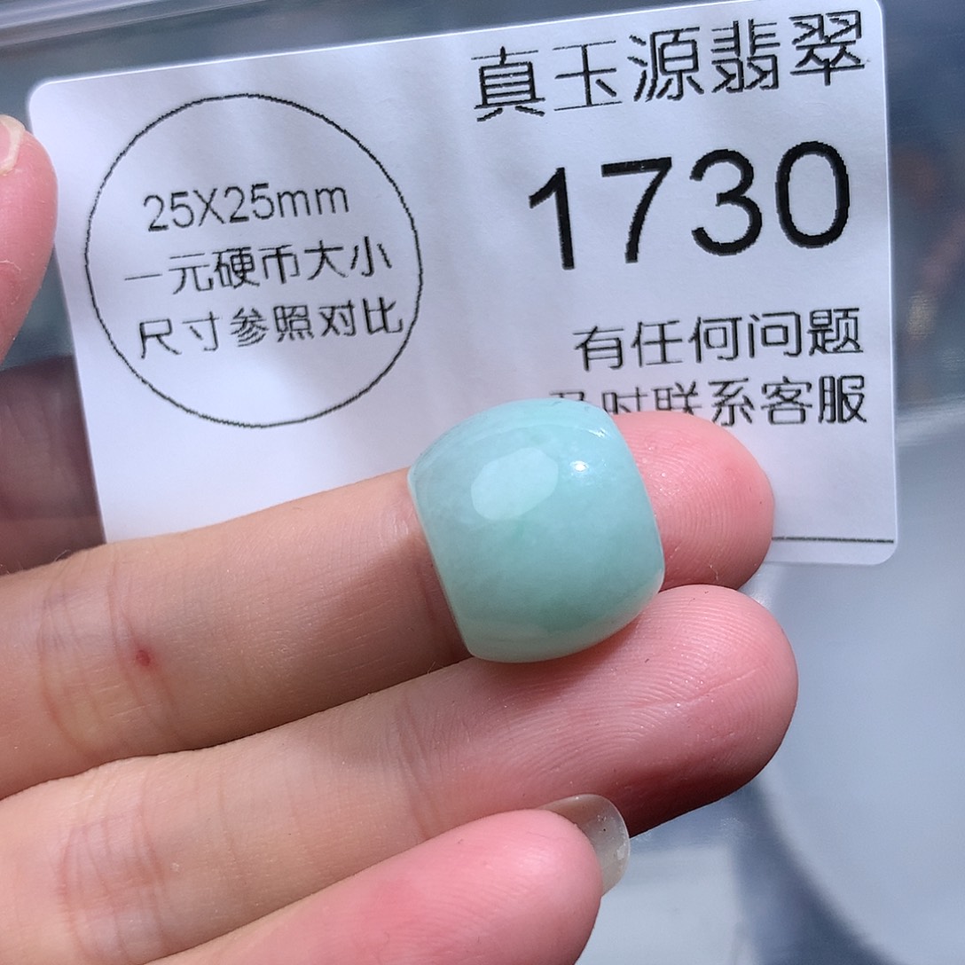 翡翠未镶嵌颈饰1730。