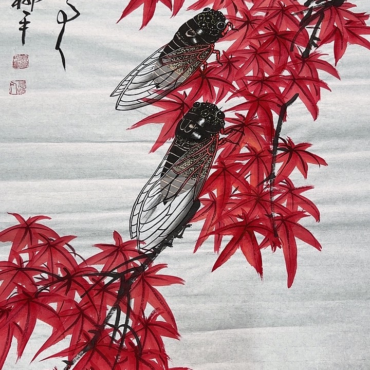 手绘国画作品欣赏9999