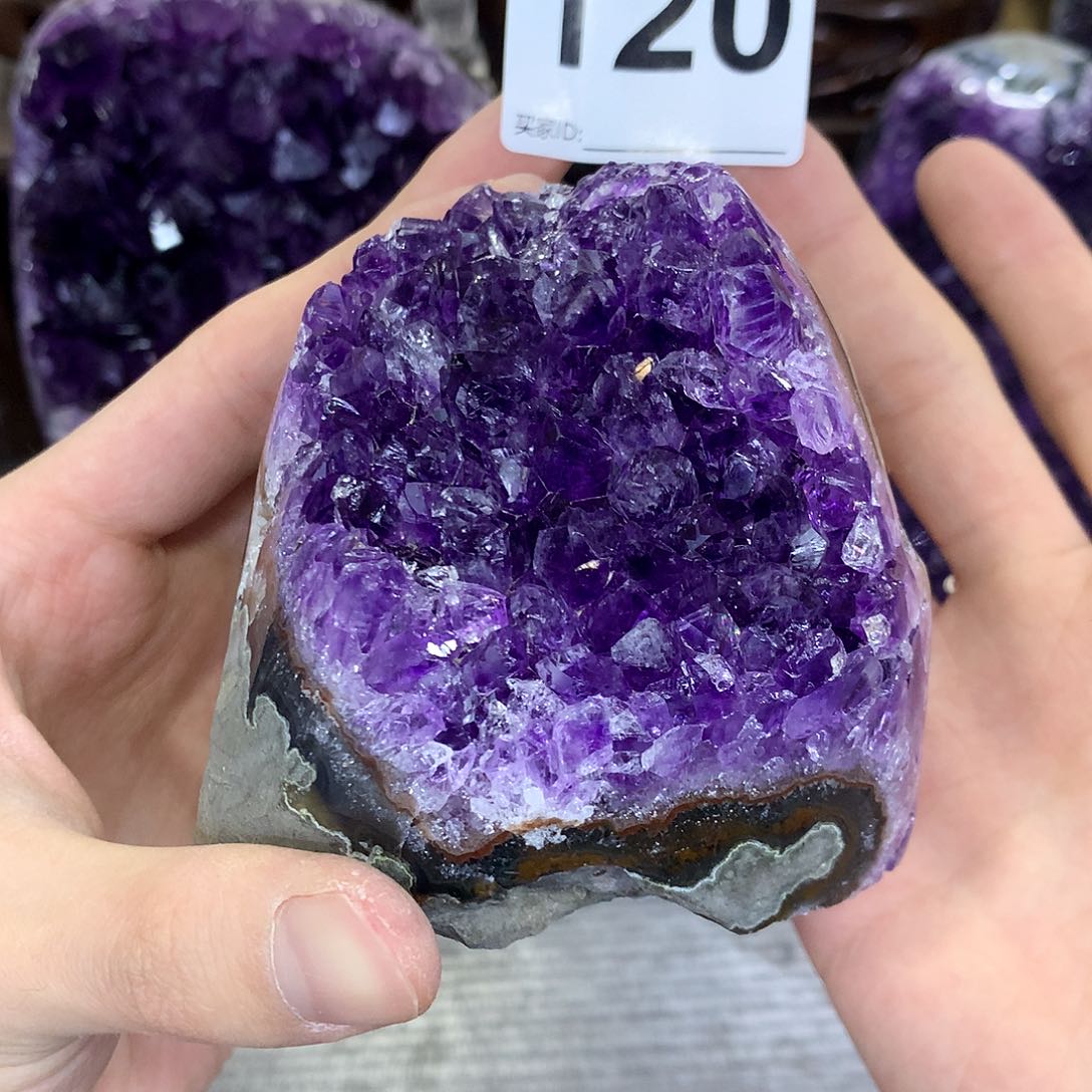 紫晶珠宝半成品未镶嵌120