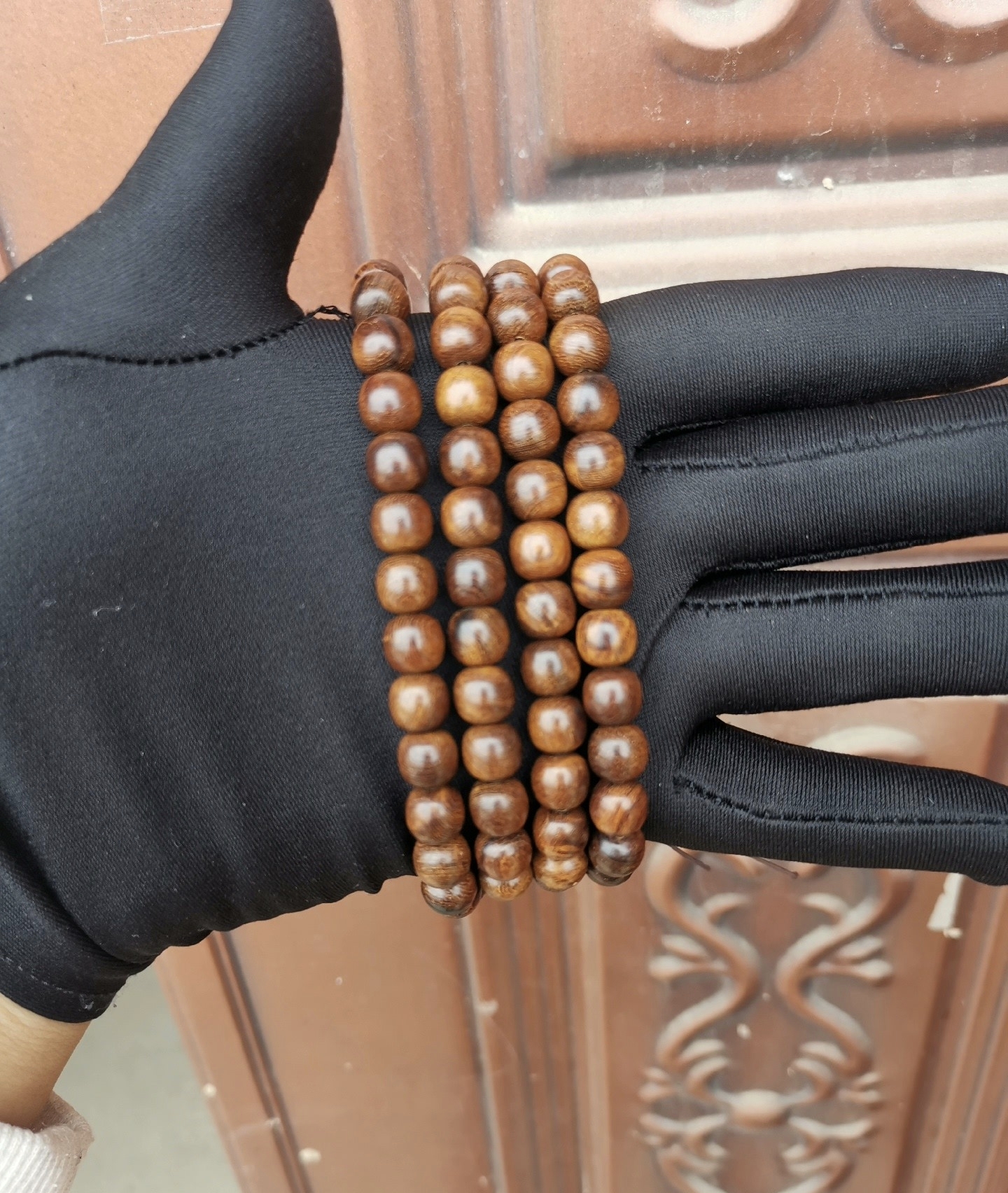 美国沙漠铁木手串108×0.8×0.85超级少遇到的树根高硬度密度料