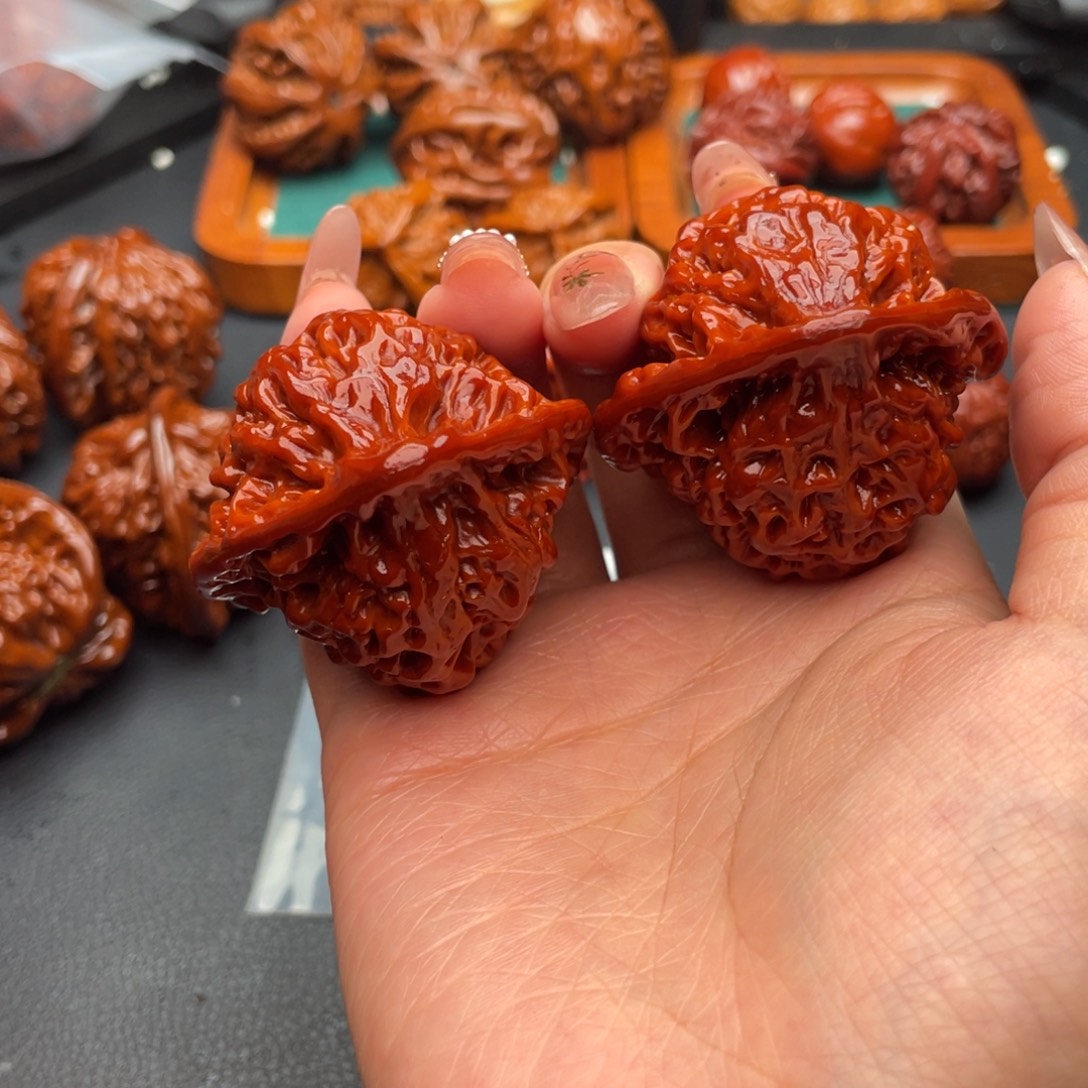 文玩核桃把件官帽