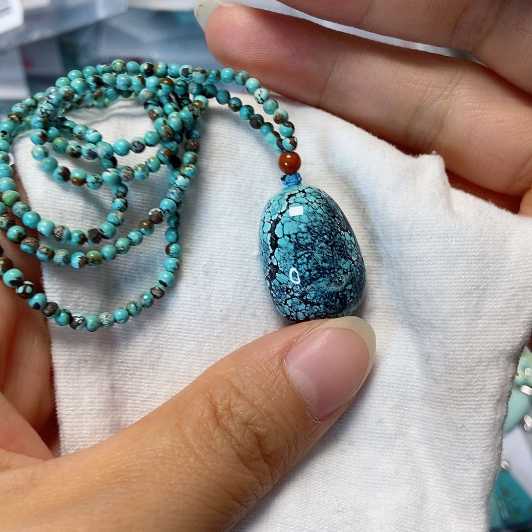 未镶嵌绿松石珠宝奇石