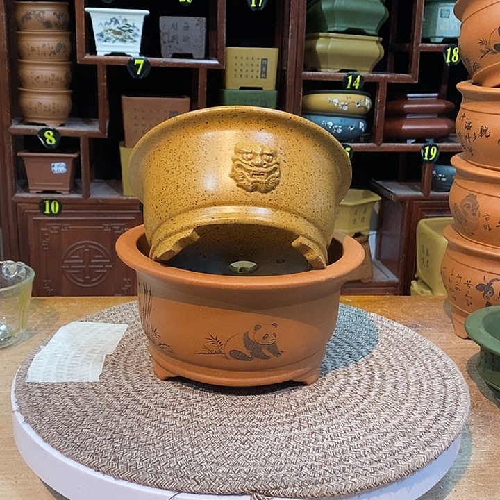 紫砂花盆紫砂花盆