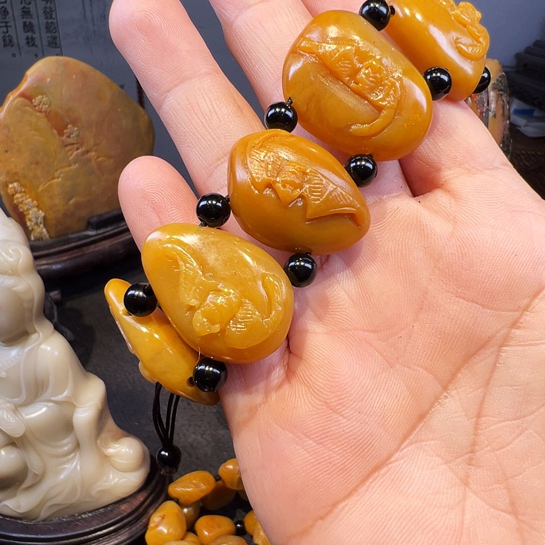 寿山石小*者寿山石雕刻