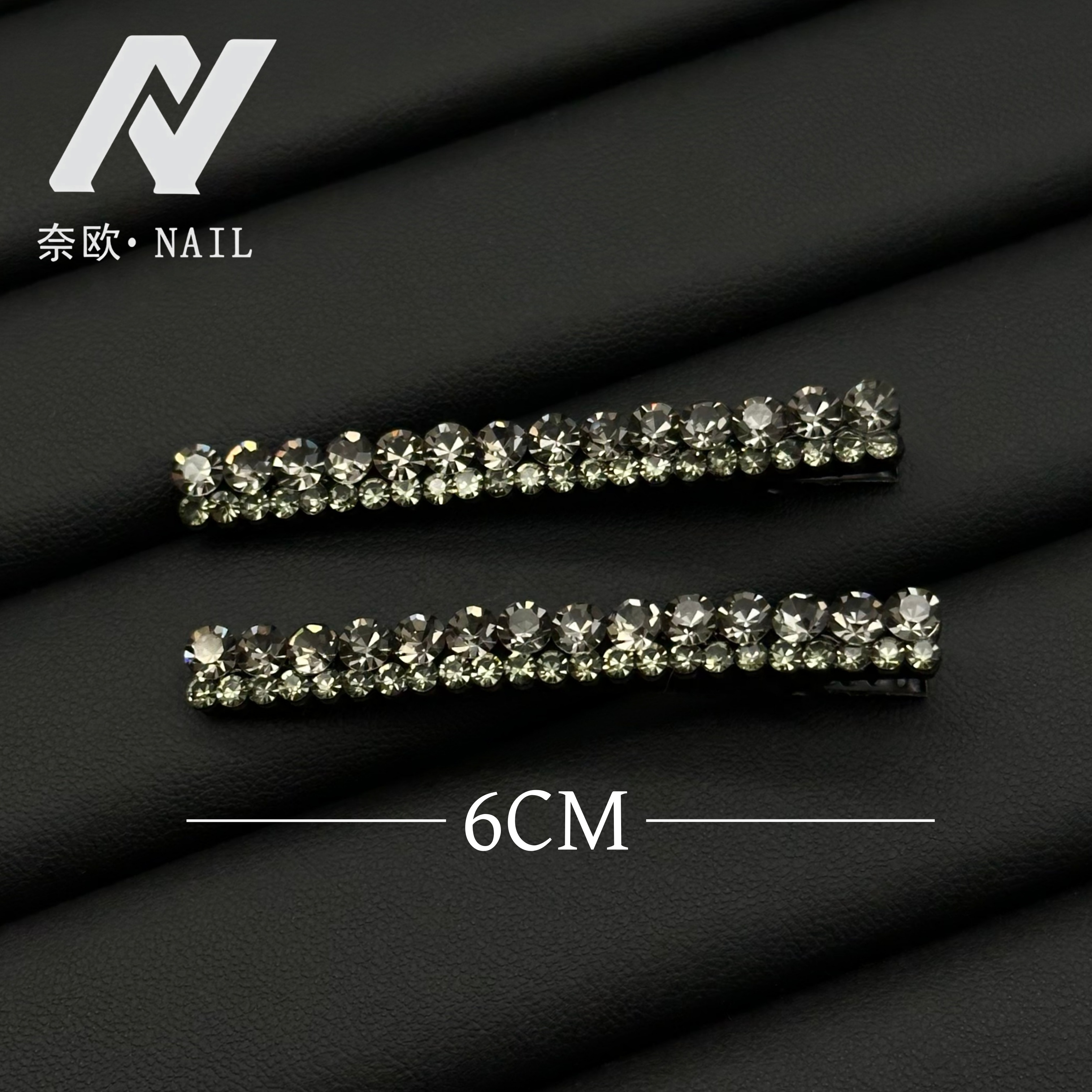 【NAIL·奈欧】设计师系列6527满钻高级感鸭嘴夹刘海夹