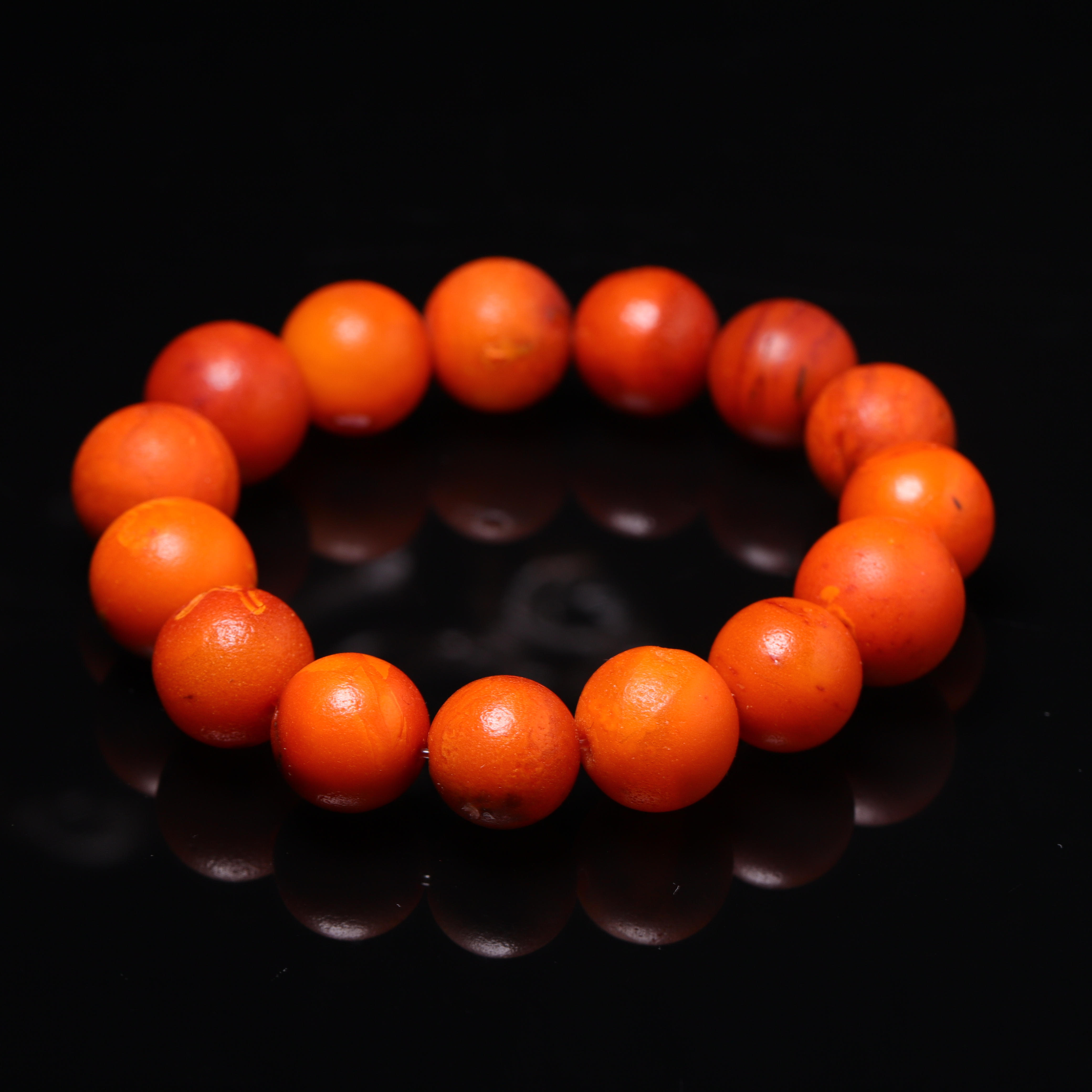 清代天然蜜蜡手串-CS