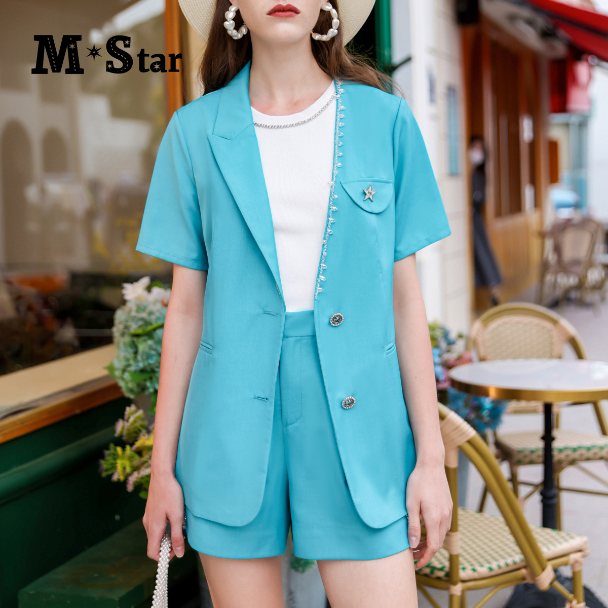【小余专属】M-Star明星系列夏薄款西装外套套装 SCEJ124396